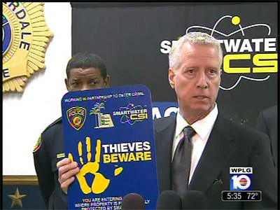 Fort Lauderdale Police Make First Arrest with Help of Smartwater CSI