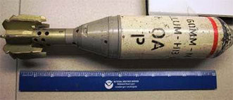 TSA Confiscates Mortar Round at Dulles International Airport