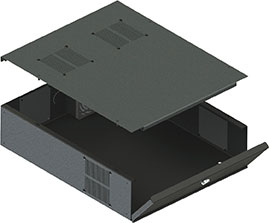 Video Mount Products Features New Low Profile DVR LB3 DVR Lockbox at 2013 ISC East