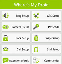 Where's My Droid - Top 8 Android Security Apps