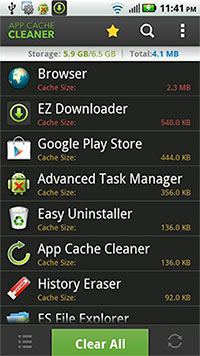 App Cache Cleaner - Top 8 Android Security Apps