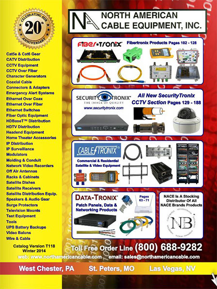 North American Cable Equipment Inc Announces Release of Expanded Interactive Online Product Catalog