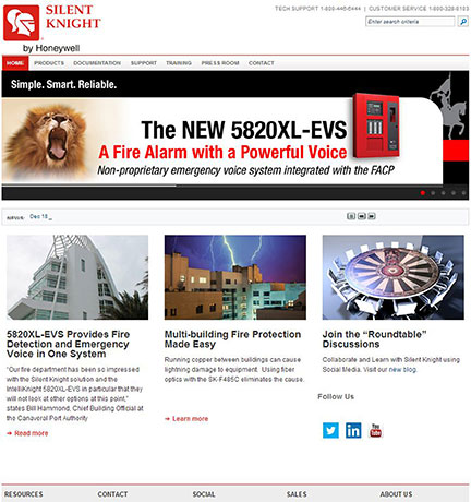 New Silent Knight Website Supplies More Relevant Content for Dealers On-the-Go