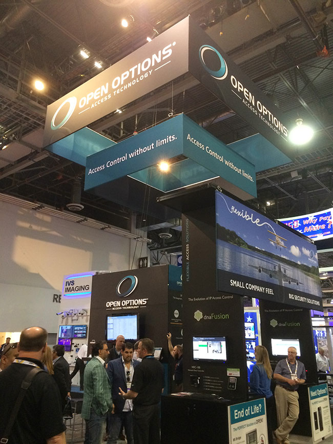 The Open Options booth displayed award-winning products and a number of quality partnerships.