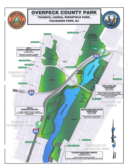 Overpeck County Park Map