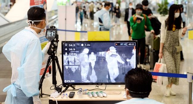 coronavirus thermal facial recognition