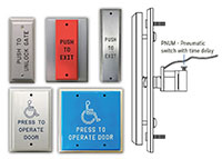 DeltrexUSA 106 Series Push Plates and Door Control