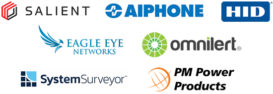 Salient, Aiphone, HID, Eable Eye Networks, Omnilert, System Surveyor, PM Power Products