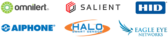 Omnilert, Salient Systems, Aiphone, HALO Smart Sensor, HID Global, Eagle Eye Networks