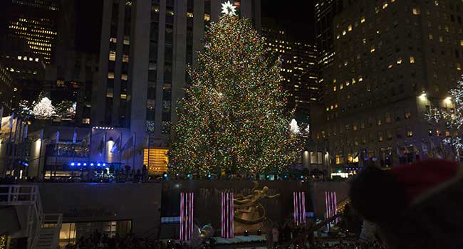 Thousands Attend Rockefeller Tree Lighting with Increased Security