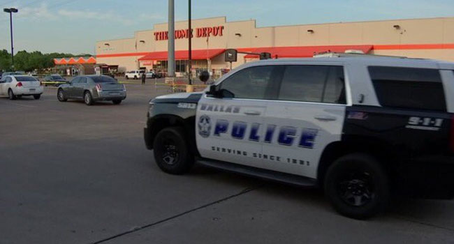 Two Police Officers, Civilian Shot at Dallas Home Depot