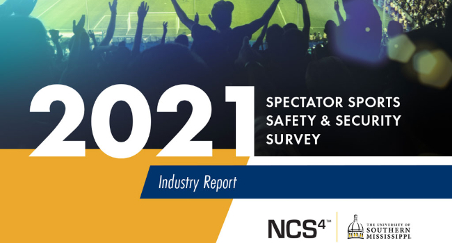 The NCS4 Publishes Industry Report on Spectator Perceptions of Safety and Security Practices and Technologies