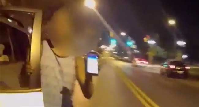 Body Cam Footage: Pokémon Go Player Collides with Police Car