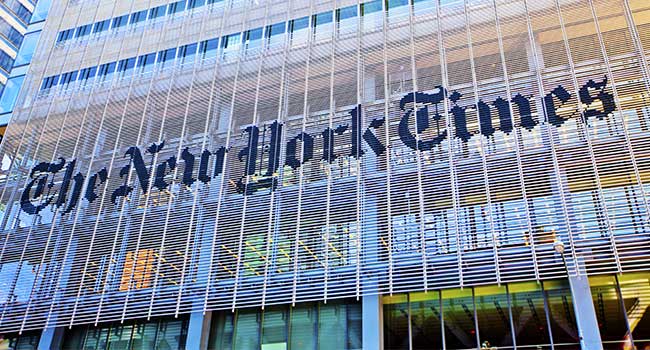 New York Times Adds Security Barriers