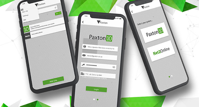 New Improved Site Management App from Paxton