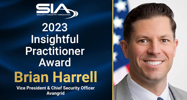 Harrell Will Be Recognized For His Industry Expertise and Excellence in Implementing Innovative Security Solutions At The 2023 SIA Honors Night Reception