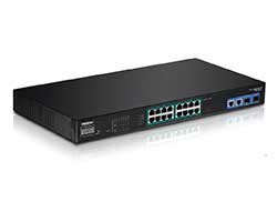 18-Port Gigabit NVR PoE+ Switch 