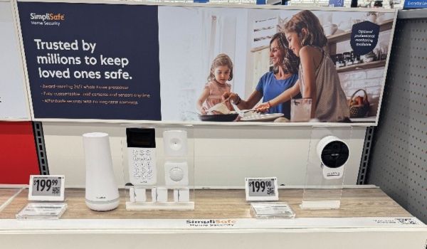 SimpliSafe products in store