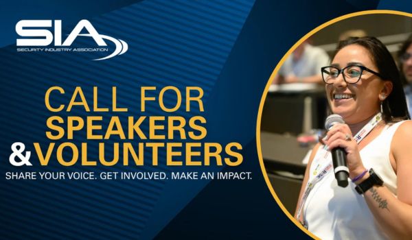 SIA speaker and volunteer call out poster