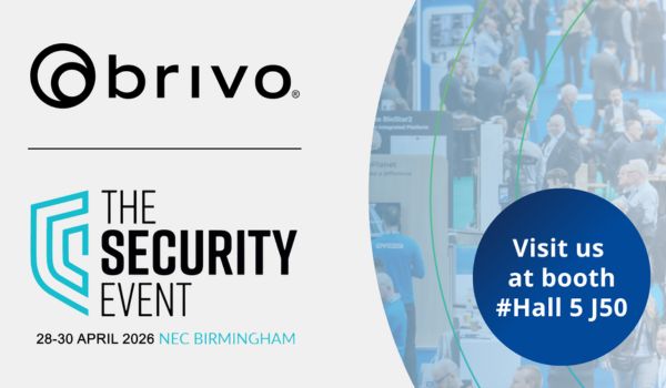 Brivo logo alongside The Security Event logo on white background