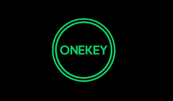 ONEKEY Logo on black background