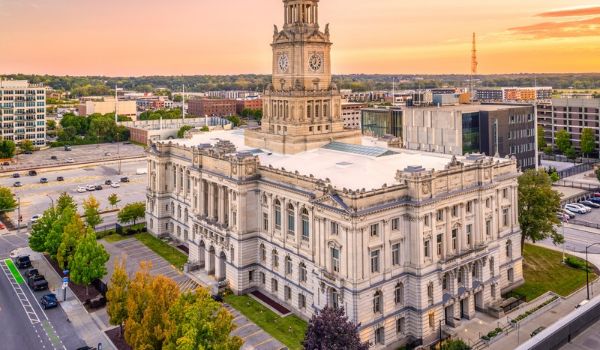 Polk County Courthouse in Iowa.
