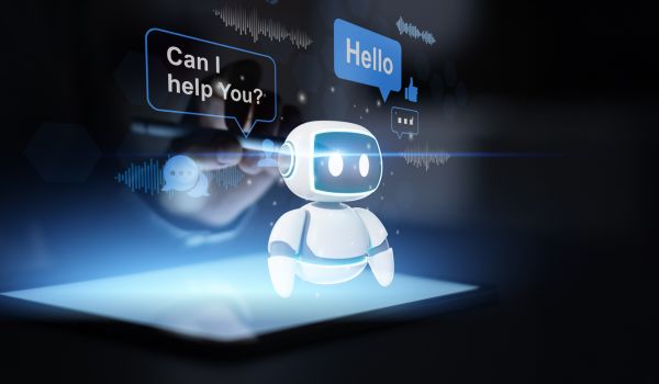 AI Chatbot Assistant Interface Showing Digital Conversation And User Support
