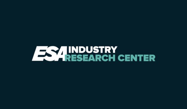 ESA logo on green background