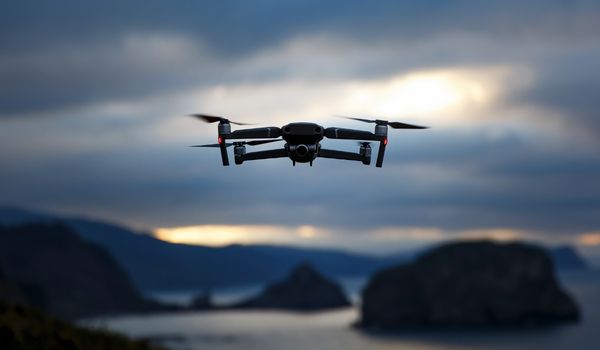 AirSight and Flock Safety logos on drone detection image