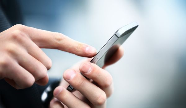 Person using cellphone