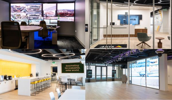 Images of new Axis Communications center