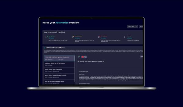 Laptop open with Siemans new Asset Performance model on screen