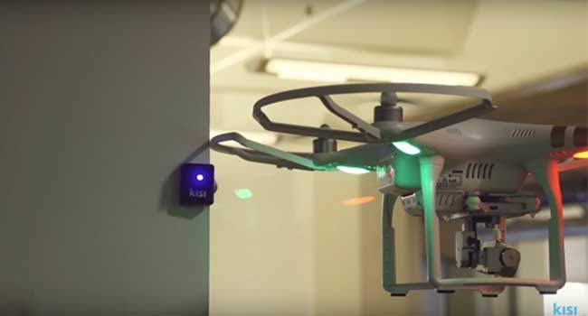 Online Exclusive: Kisi Labs Unveils Drone Guard Technology as Futuristic Doorman