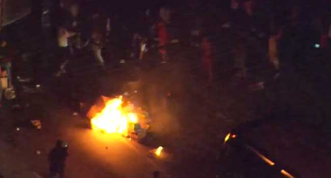 Violent Protests Break Out in Charlotte Following Fatal Shooting