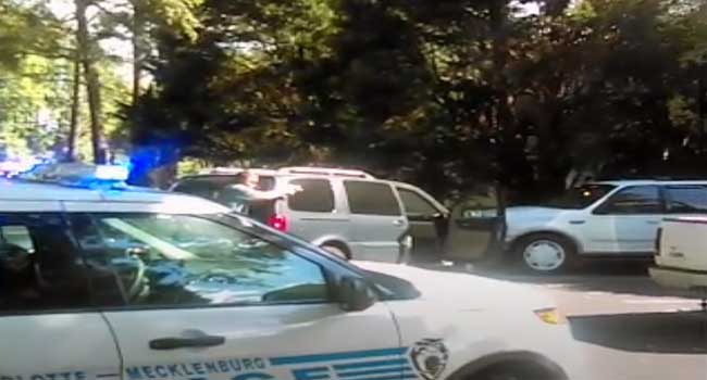 Cell Phone Footage Captures Charlotte Officer-Involved Shooting
