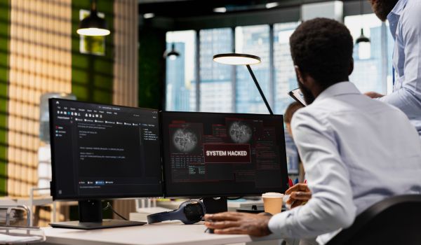 Information technology incident response team deploys firewall software to isolate malicious activity and protect servers from unauthorized access