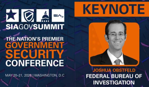 SIA Gov Summit keynote speaker poster