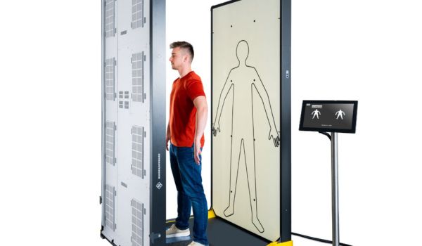 Person using scanner
