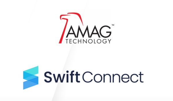 AMAG and SwiftConnect logos on white background