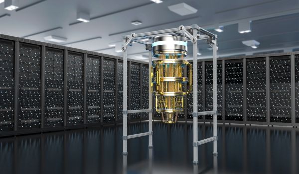 Quantum computer in server room