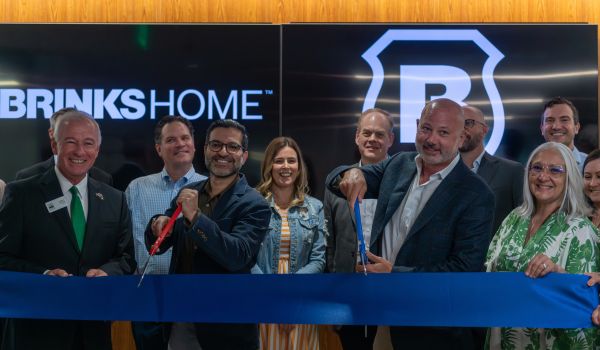 Brinks Home ribbon cutting ceremony