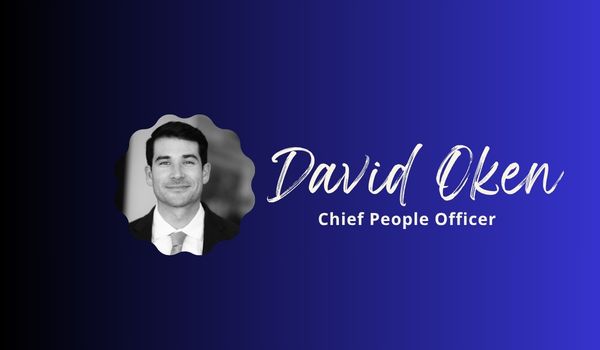David Oken headshot on purple gradient background