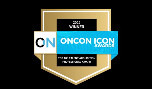 ONCON Icon award logo on black background
