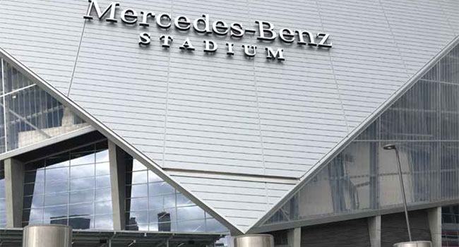 Bollards at the Benz