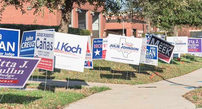 campaign signs