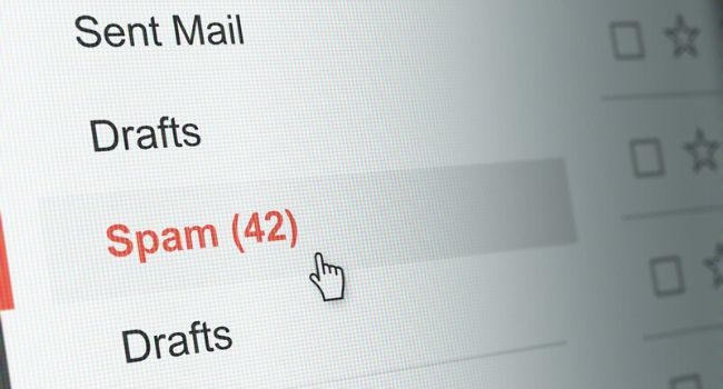 spam email inbox