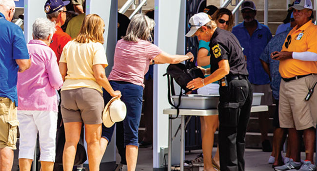 Guard services and managing the logistics of event security