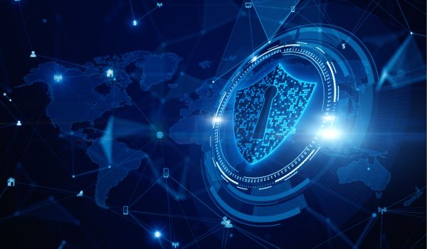 Cybersecurity concept graphic