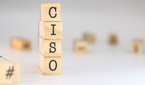 CISO acronym spelled out on wooden blocks