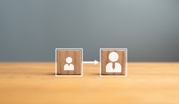 Career Progression and Employee Promotion Concept